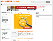 Tablet Screenshot of crescentcollege.org